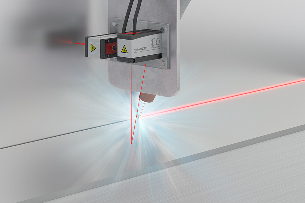 Réglage de la distance pendant le soudage laser entièrement automatique