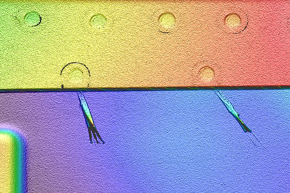 Measuring object with structures with high precision