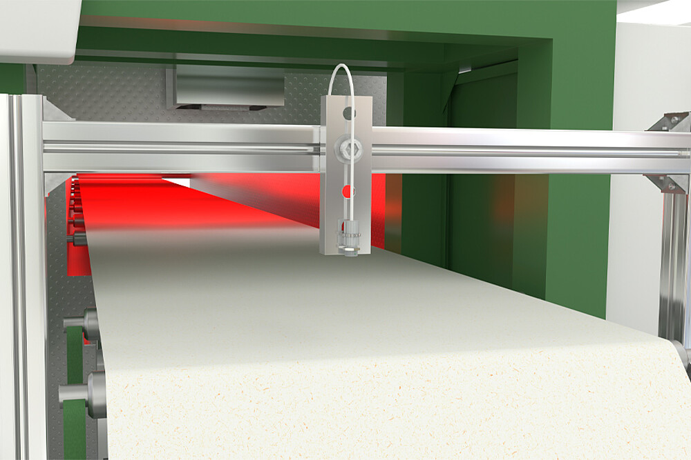 Surveillance de la température du processus de séchage de la fabrication du papier avec thermoMETER UC