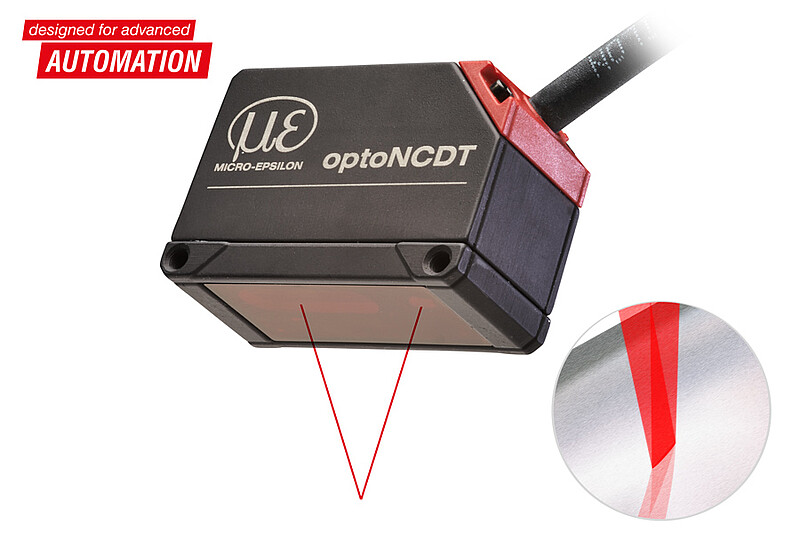 Capteur laser intelligent pour les objets métalliques brillants