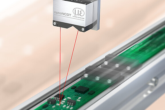 optoCDT 5500 avec réglage intelligent de l'exposition