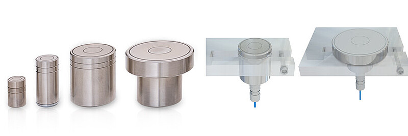 Capteurs cylindriques avec douille