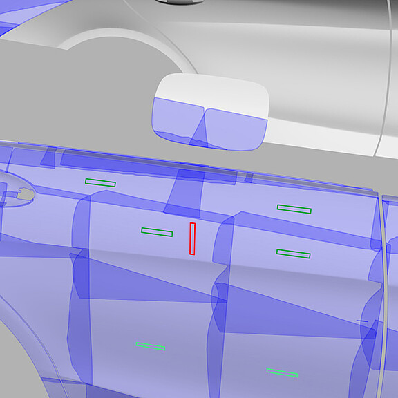 Capture d’écran du logiciel de recouvrement