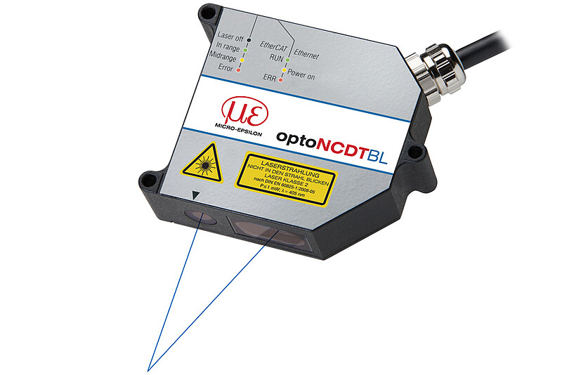 Capteur laser hautement dynamique à laser bleu