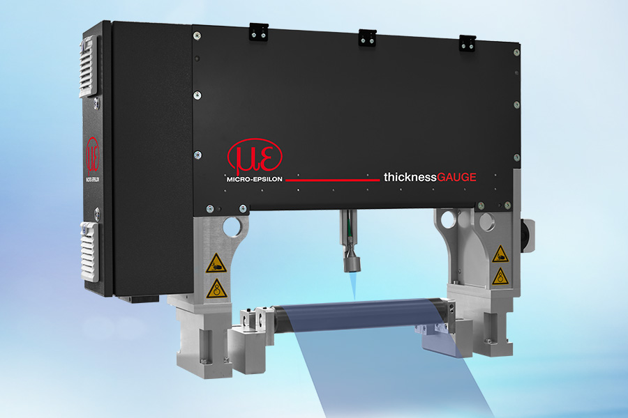 Inline-Dickenmessung von Separatorfolien